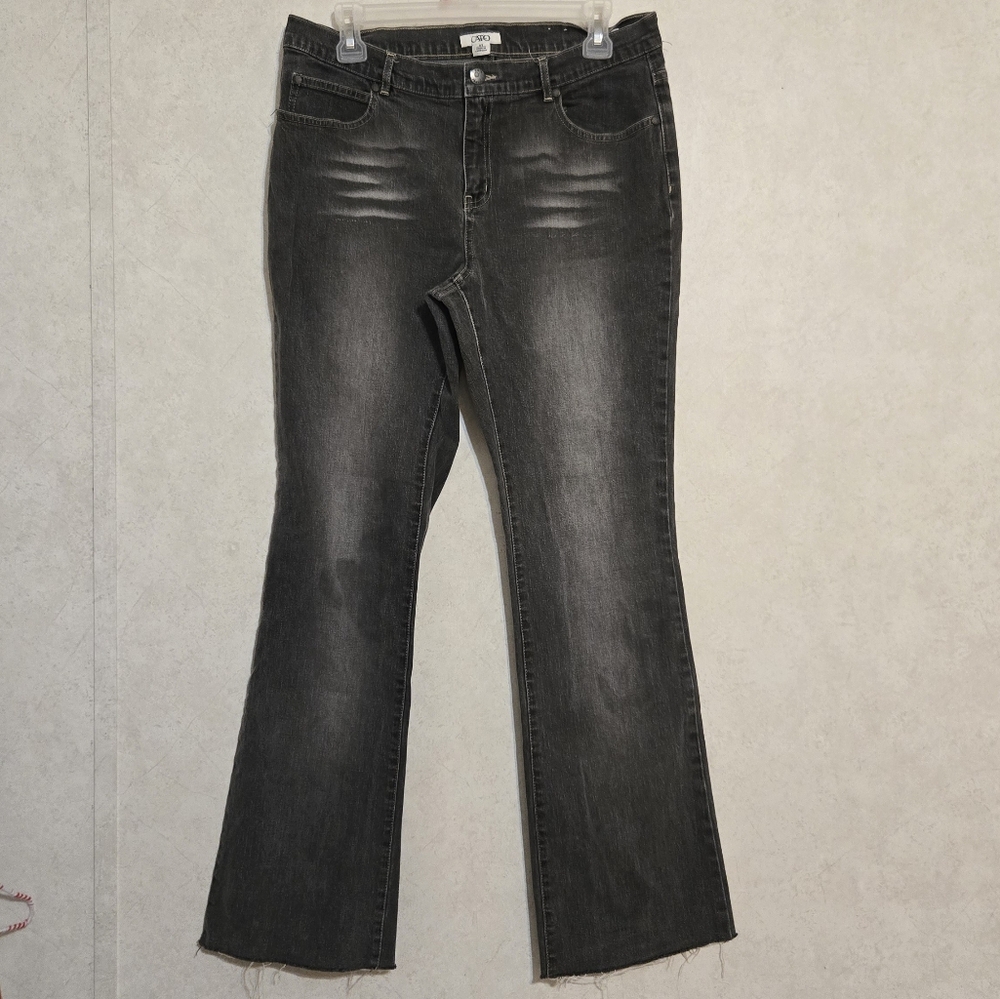 SZ 12 CATO DISTRESSED STRETCH JEANS
